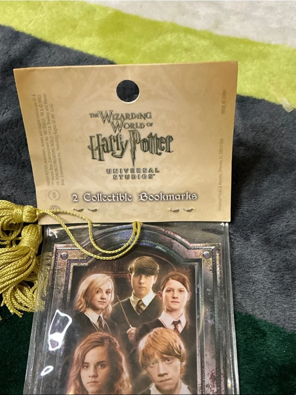Harry Potter Hermione Granger Gold Tassel Bookmark - Official Wizarding World